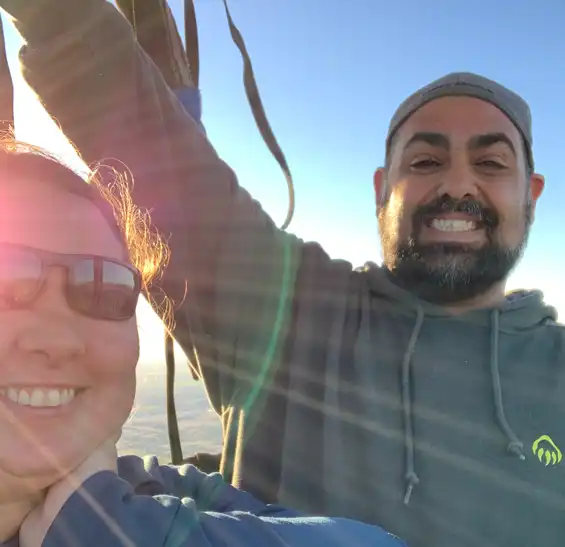 balloon pilot matt and nicole